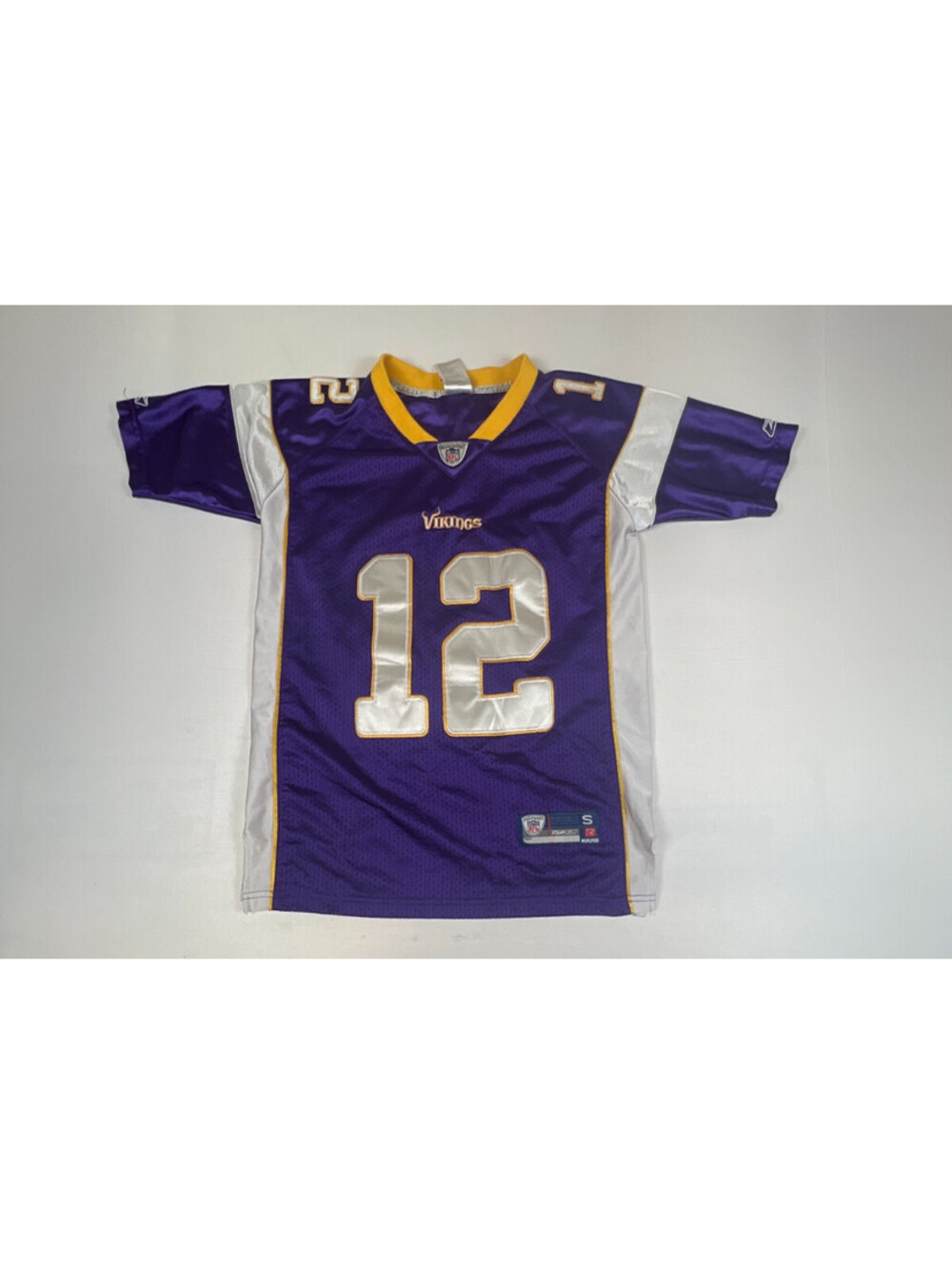 Reebok Minnesota Vikings Percy Harvin 12 Jersey Kids Size S (10-12) Purple